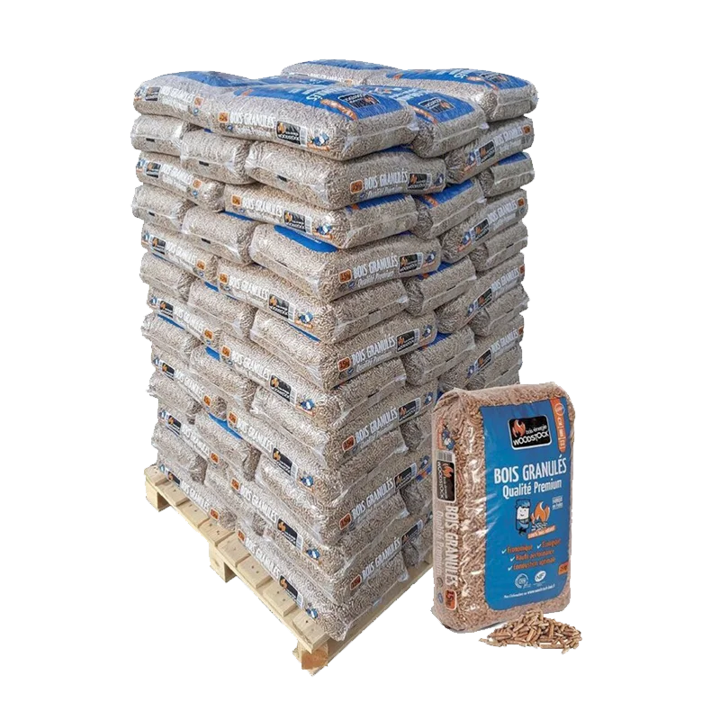 Granulés de bois WOODSTOCK – Palette de 66 sacs